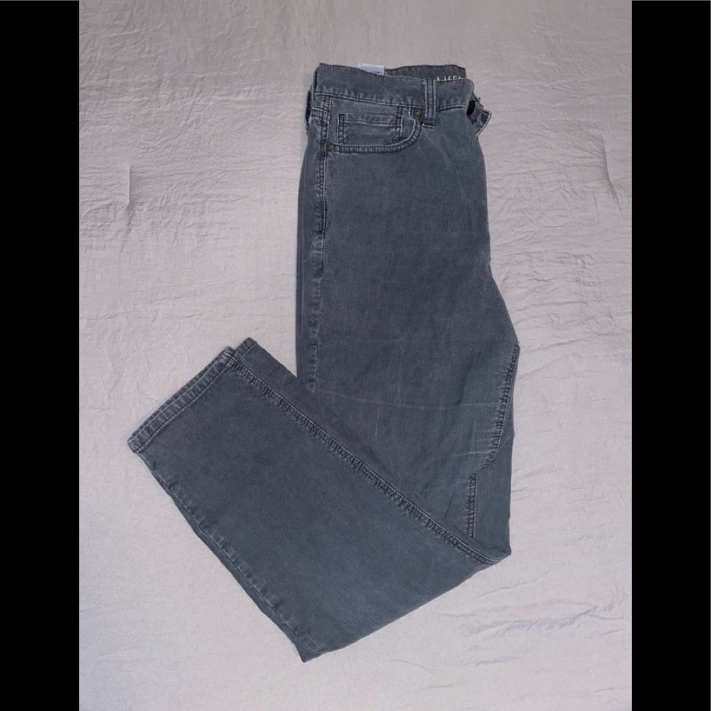 Corduroy Denim Pants